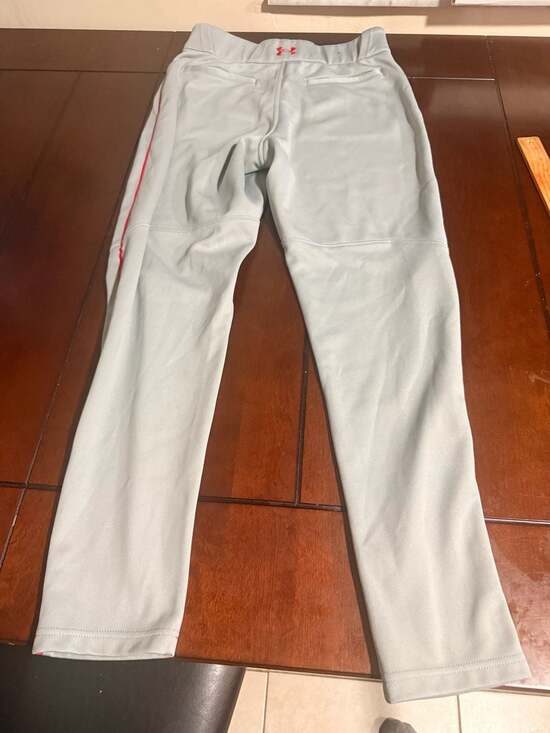 Under Armour Other - Under Armour Youth Baseball Piped Pants White/Red Size Medium